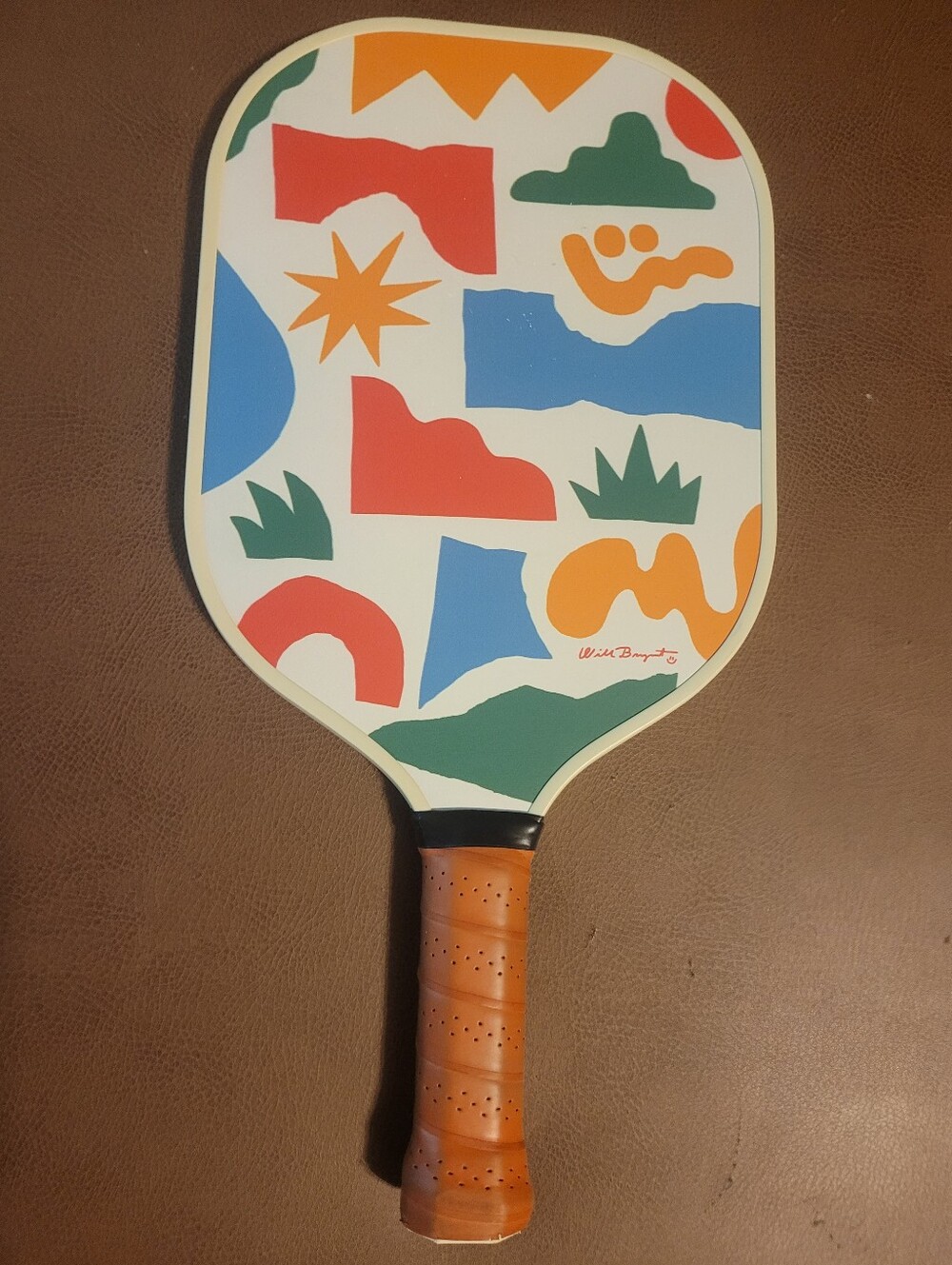 RECESS Club Will Bryant Art Design Pickleball Paddle.